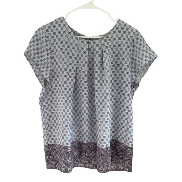 NWT Gilli Floral Top Career Work Wear Size XL - Picture 1 of 9